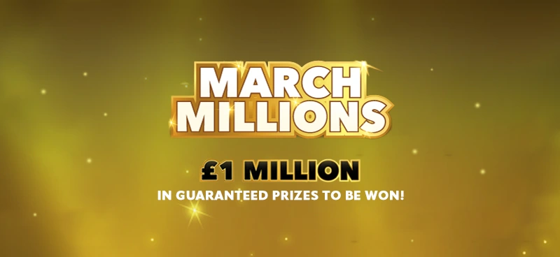 £1m to be won in Tombola Bingo's March Millions - Banner