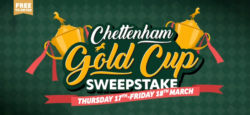 Win free bonuses with Tombola's Cheltenham Gold Cup Sweepstake - Banner