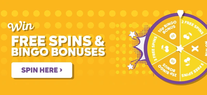 Win bingo bonuses and more on Buzz Bingo's Hero Spinner - Banner