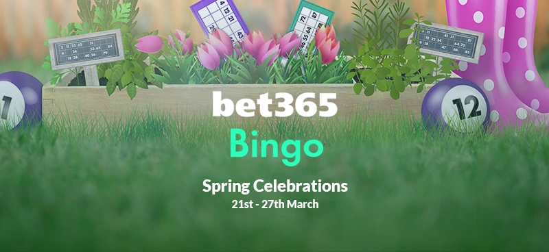 Win up to £500 with Bet365 Bingo's Spring Celebrations - Banner