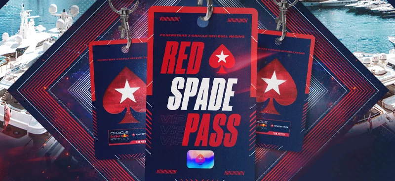 PokerStars Casino and Red Bull Racing launch Red Spade Pass - Banner