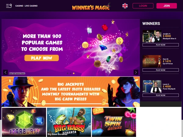 Winners Magic Desktop Screenshot 1