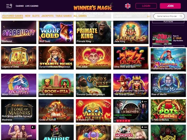 Winners Magic Desktop Screenshot 2