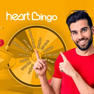 Win guaranteed prizes with Heart Bingo's Everyone's A Winner Spinner - Thumbnail