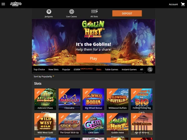 Jackpot.com Desktop Screenshot 2