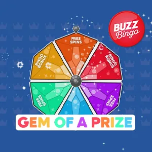 Win a guaranteed prize with Buzz Bingo's Crown Jewel Wheel Spinner - Thumbnail