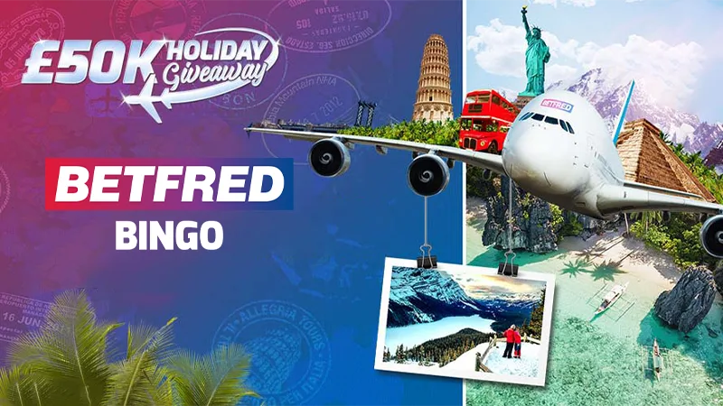 Win a £5K holiday each week with Betfred - Banner