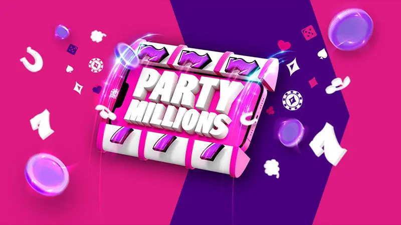 Win a share of one million free spins with Party Casino - Banner