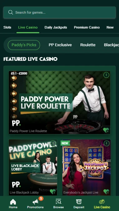 Paddy Power Mobile Screenshot 3