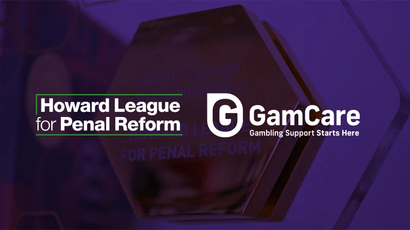 GamCare shortlisted for prestigious Howard League Community Award - Banner