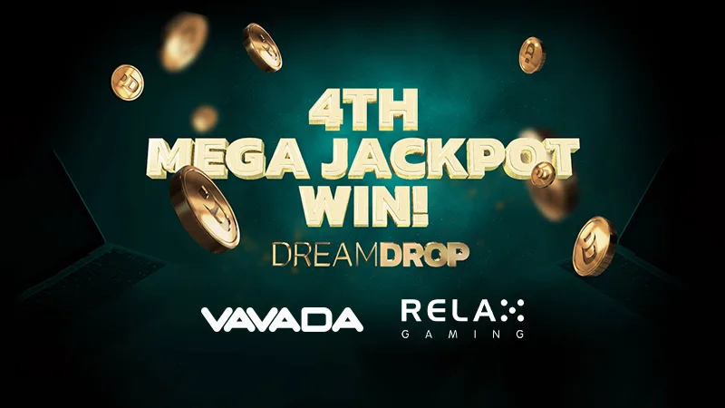 Relax Gaming's Dream Drop awards its fourth Mega Jackpot winner - Banner