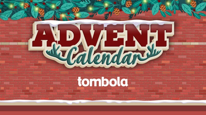£150K to be won in tombola's Advent Calendar 2022 - Banner