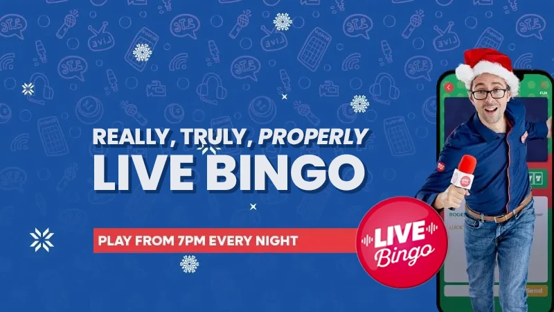 Christmas Live Bingo arrives at Buzz Bingo - Banner