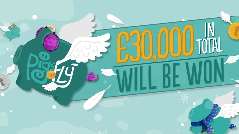 £30,000 to be won in tombola arcade's Pigs Can Fly - Banner