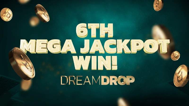 First recorded million Mega Dream Drop win of 2023 with €1,992,581 - Banner
