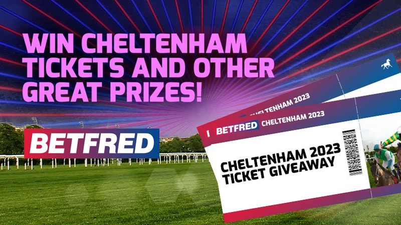 Win Cheltenham 2023 tickets and more with Betfred Casino - Banner