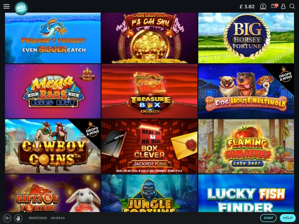 Buzz Casino Desktop Screenshot 2