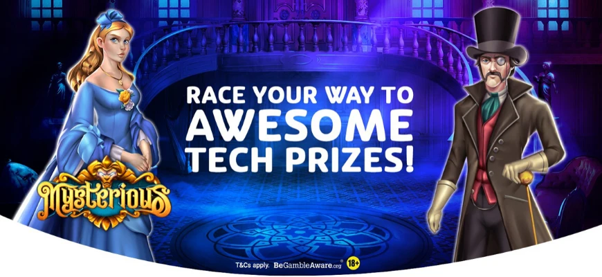 Race your way to awesome tech prizes with PlayOJO - Banner