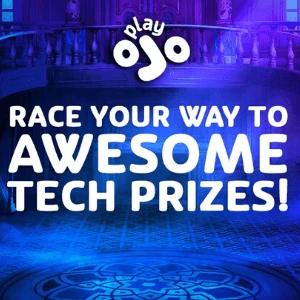 Race your way to awesome tech prizes with PlayOJO - Thumbnail