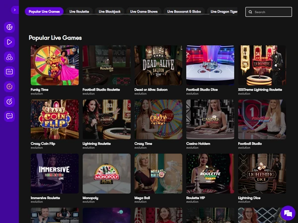 Space Casino Desktop Screenshot 2