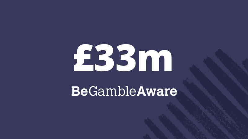 Almost £33m given to GambleAware to create a stabilisation fund - Banner