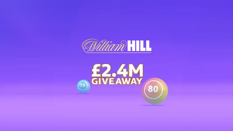 £200k up for grabs in the William Hill Vegas monthly prize draw - Banner