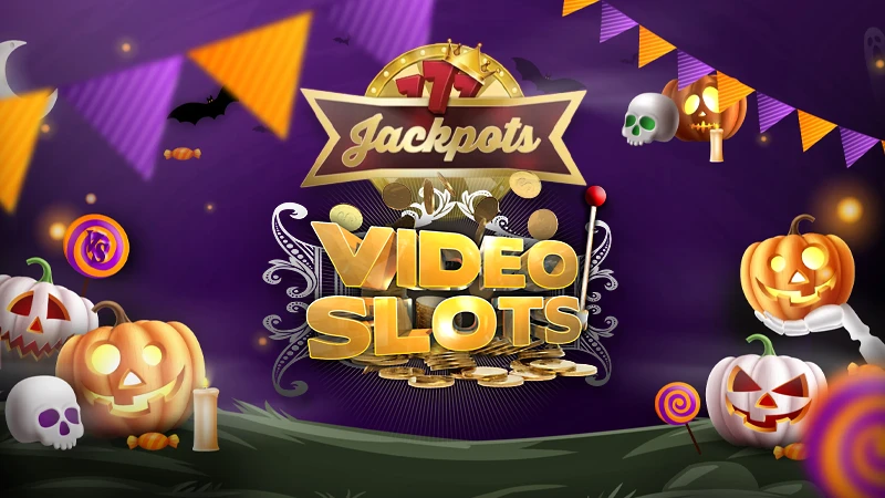 Spin the Halloween Wheel of Jackpots for wager-free prizes at Videoslots - Banner