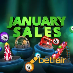 Play 1p bingo in the January Sales at Betfair Bingo - Thumbnail
