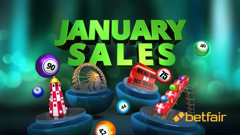Play 1p bingo in the January Sales at Betfair Bingo - Banner
