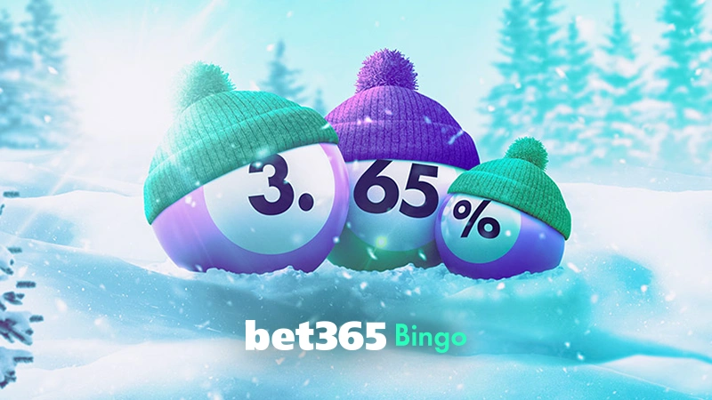 Cashback while you play at Bet365 Bingo until 31st March - Banner