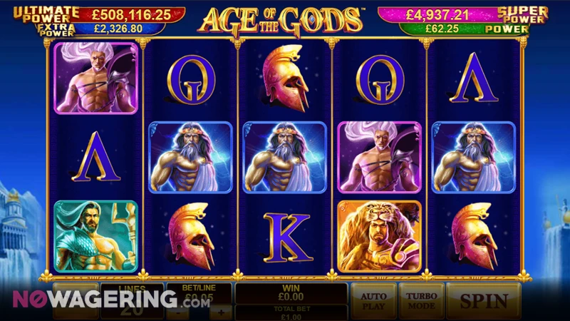 Age of the Gods Online Slot by Playtech