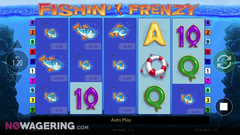 Fishin' Frenzy Online Slot by Blueprint Gaming