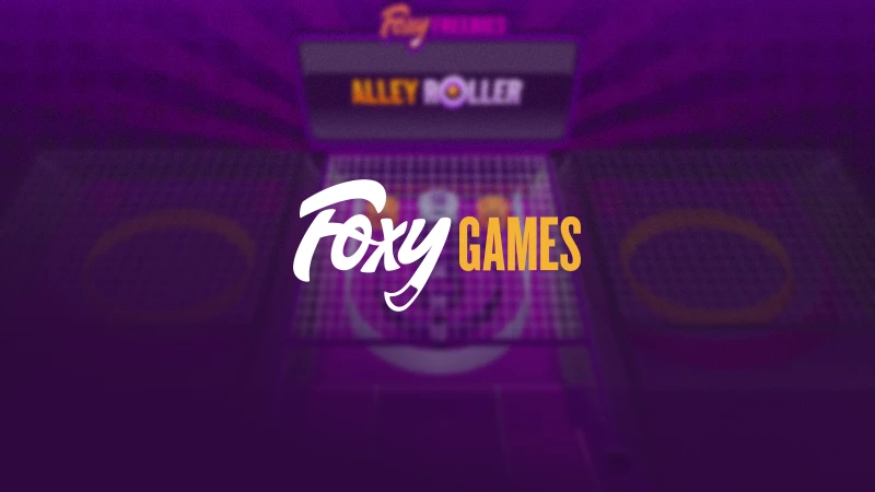 Pick up free spins with no wagering playing Alley Roller at Foxy Games - Banner