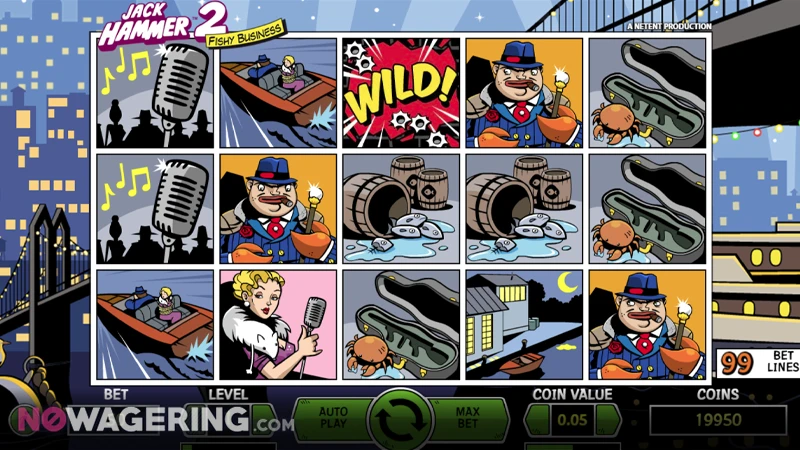 Jack Hammer 2 Online Slot by NetEnt