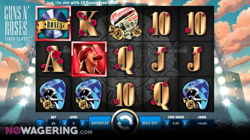 Guns N' Roses Online Slot by NetEnt