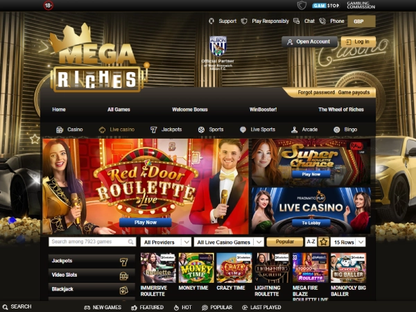 Mega riches slots