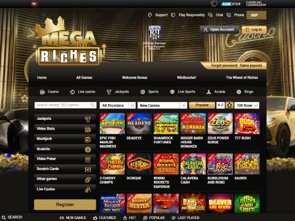 Mega Riches Desktop Screenshot 2