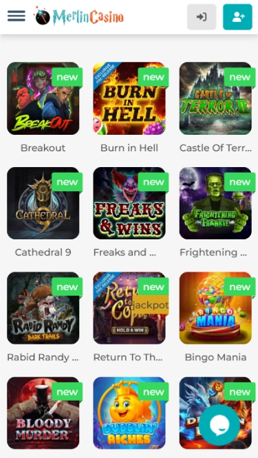 Merlin Casino Mobile Screenshot 3