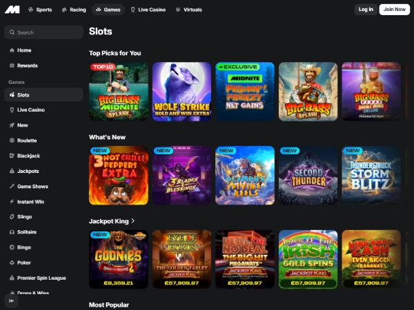 Midnite Casino Desktop Screenshot 3