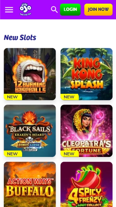 PlayOJO Mobile Screenshot 3